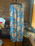 VINTAGE BAROQUE RENAISSANCE BLUE LONG SLEEVED SHIRT AND PANTS NARR